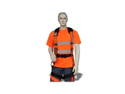 [EP010818] HT55 harness model Bouygues 2 attachment points automatic buckles comfort backrest - thigh strap