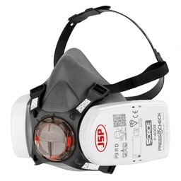 [HS990006] Demi masque force 8 press to check - valve typhoon avec filtre P3