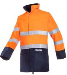 [EP100568] Parka Multirisques Etanche Retard Feu Antistatique REAVEN HV (sur cde)