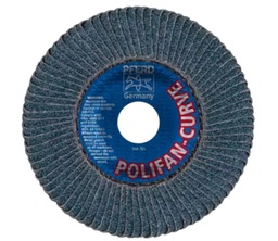 [EL122052] Disque à lamelles Z CURVE Diam. 125 g40 -acier/inox (Boite de 10)