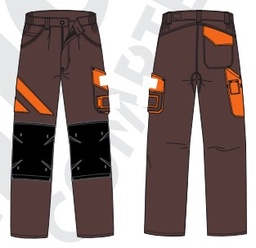 [EP127490] Pantalon BY BAT GRAND OUEST été poche cordura compagnon