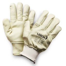 [EP128543] Level F cut-resistant leather glove