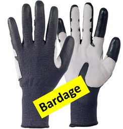 [EP128912] Gant Blacktop paume cuir protection
