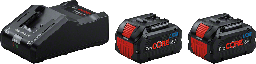 [EL146020] Starter set avec 2 batteries Procore 18V 8Ah + chargeur GAL 18V-160 AMPShare
