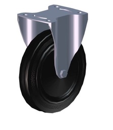 [PO147991] Roue fixe diam 200 mm bandage caoutchouc pour quai de chargement 3 mètres (quai 2019)